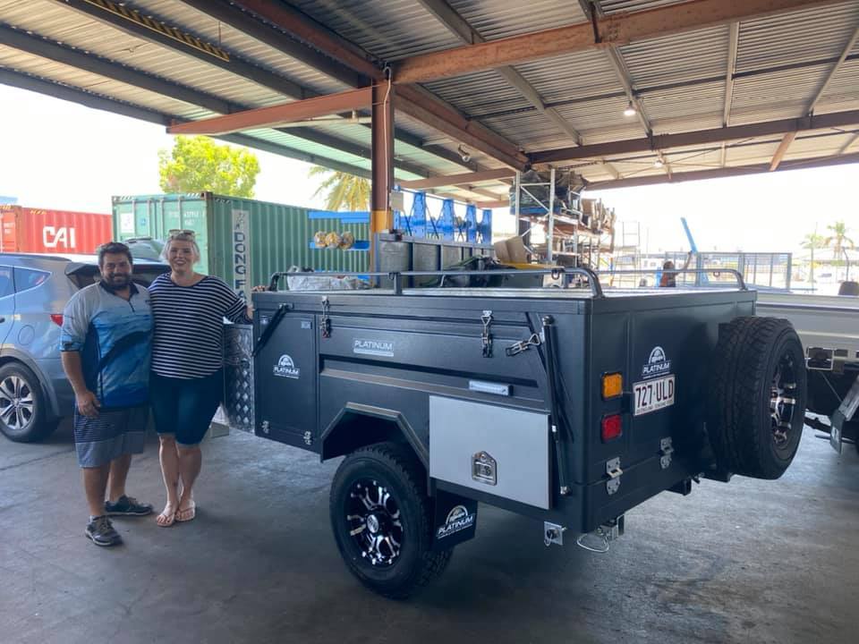 Platinum Campers Customer Pick up | Titanium Trailers