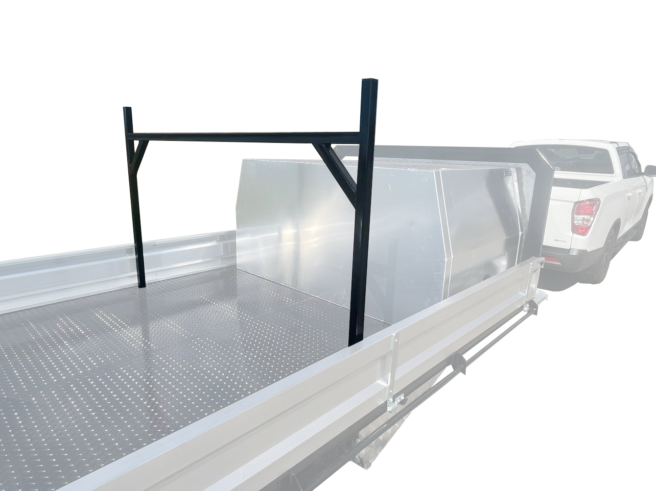 Flat Deck Ladder Racks | Titanium Trailers