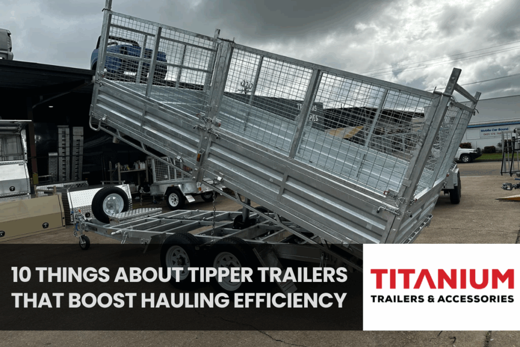 10 things about Tipper Trailers that boost hauling efficiency