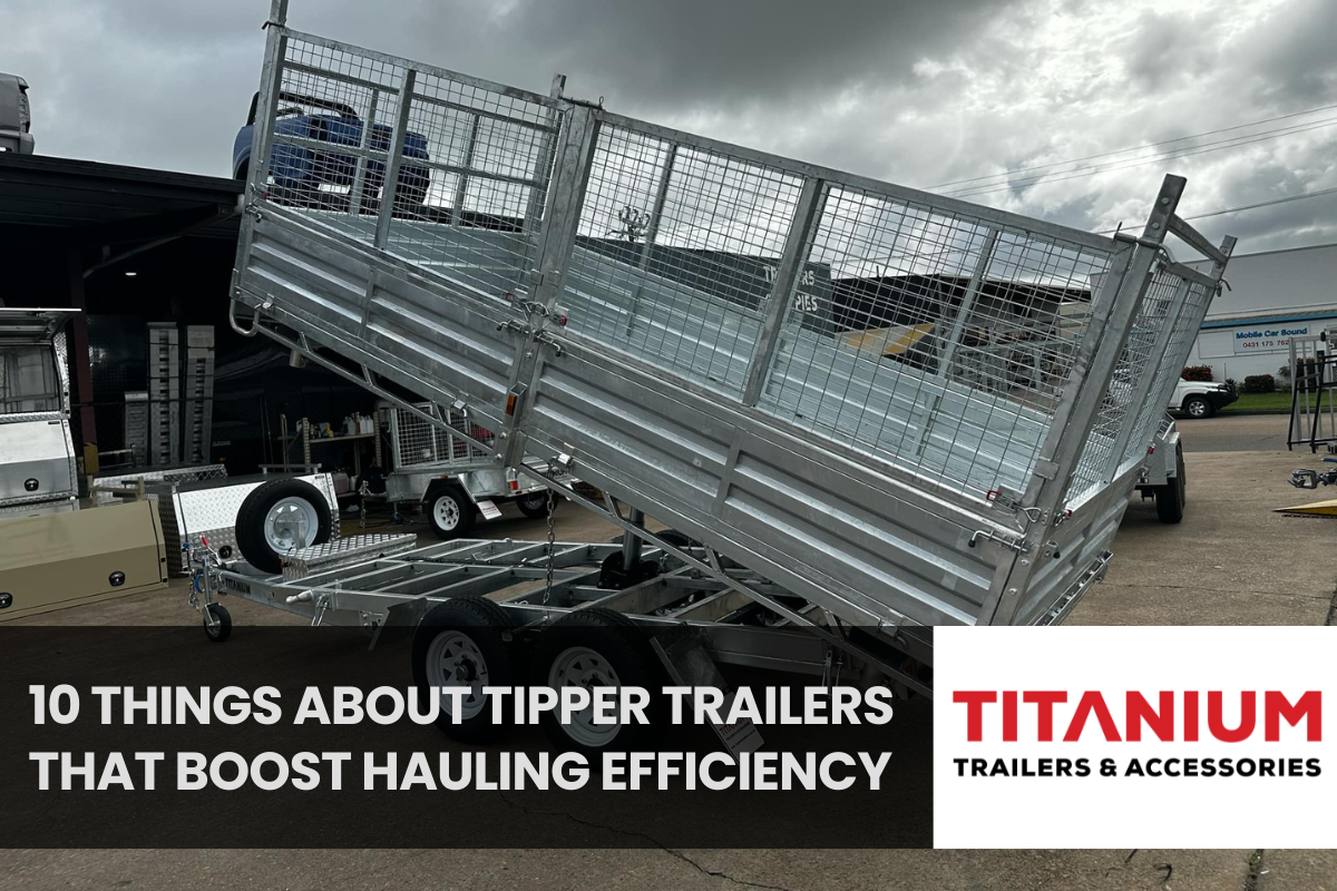 10 things about Tipper Trailers that boost hauling efficiency