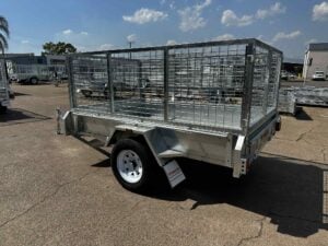 7x5 Single Axle Box Trailer side view
