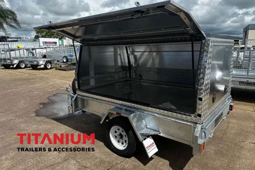 Tradesman Trailer Opened