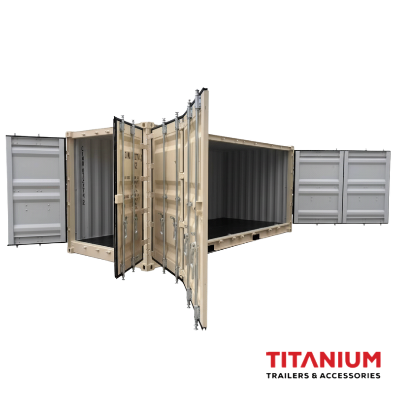 20ft 2 doors full side open