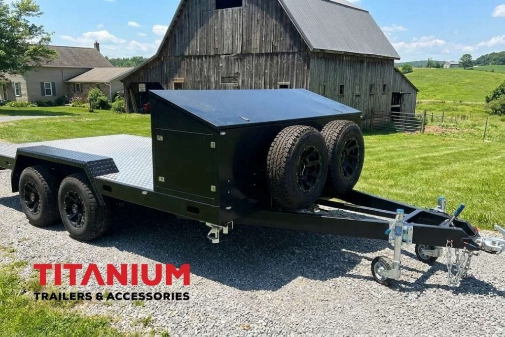 Custom Flatbed Trailer Financed