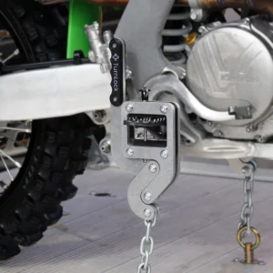 Moto Peg Binders on Dirt Bike
